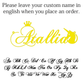 Custom Name Necklace QN008