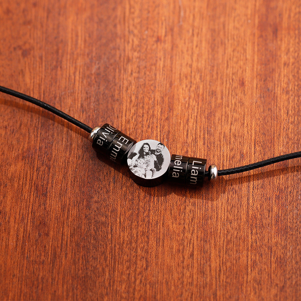 Engraved Name & Photo Necklace CD-B8654