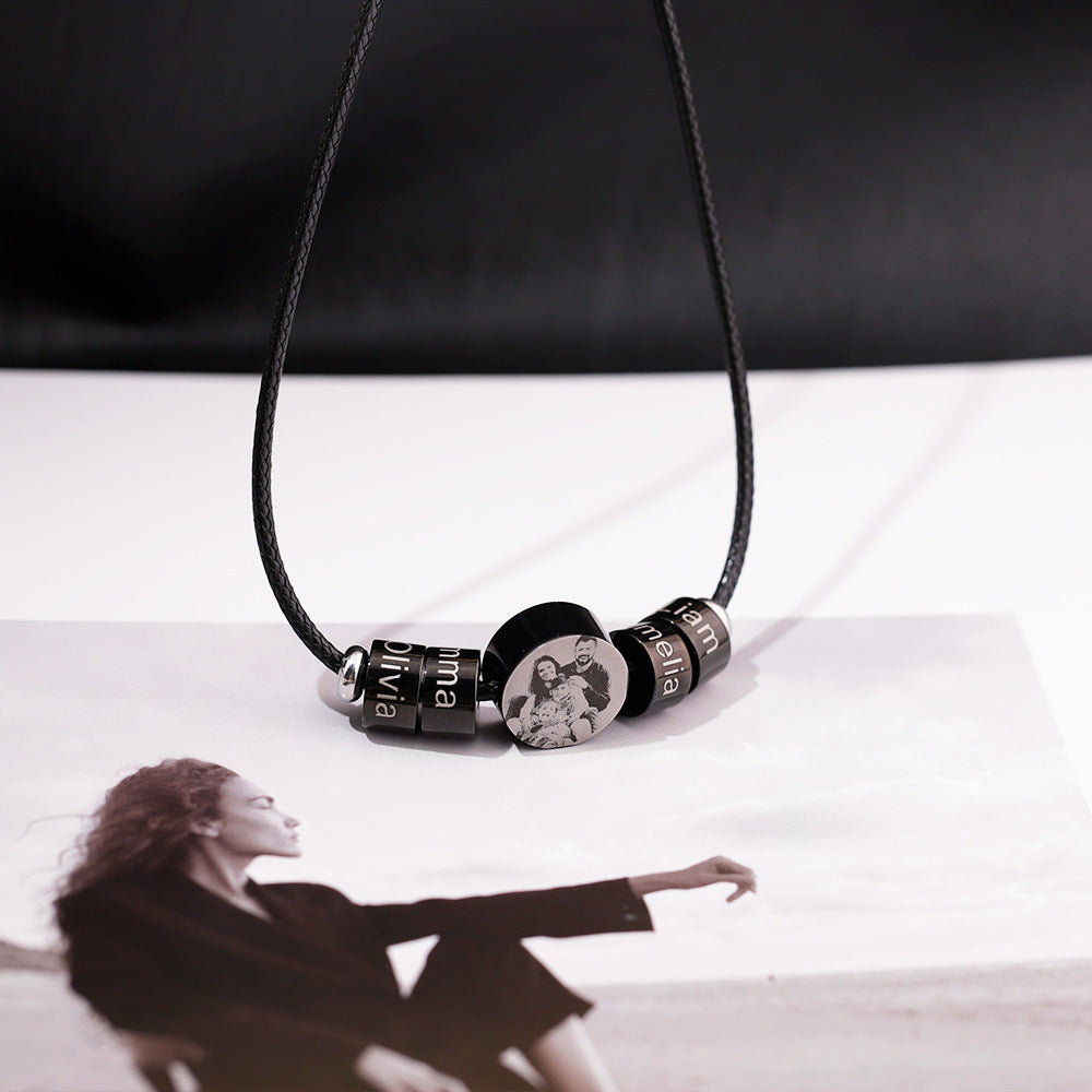 Engraved Name & Photo Necklace CD-B8654