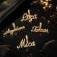 Customized Cursive Name Pendant Moissanite Iced Out Personalized Name Necklace Gold Plated Custom Pendant Gift For Women-3DN3866