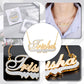 Double Gold Name Necklace QN353