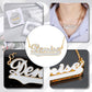 Double Gold Name Necklace QN352-F15