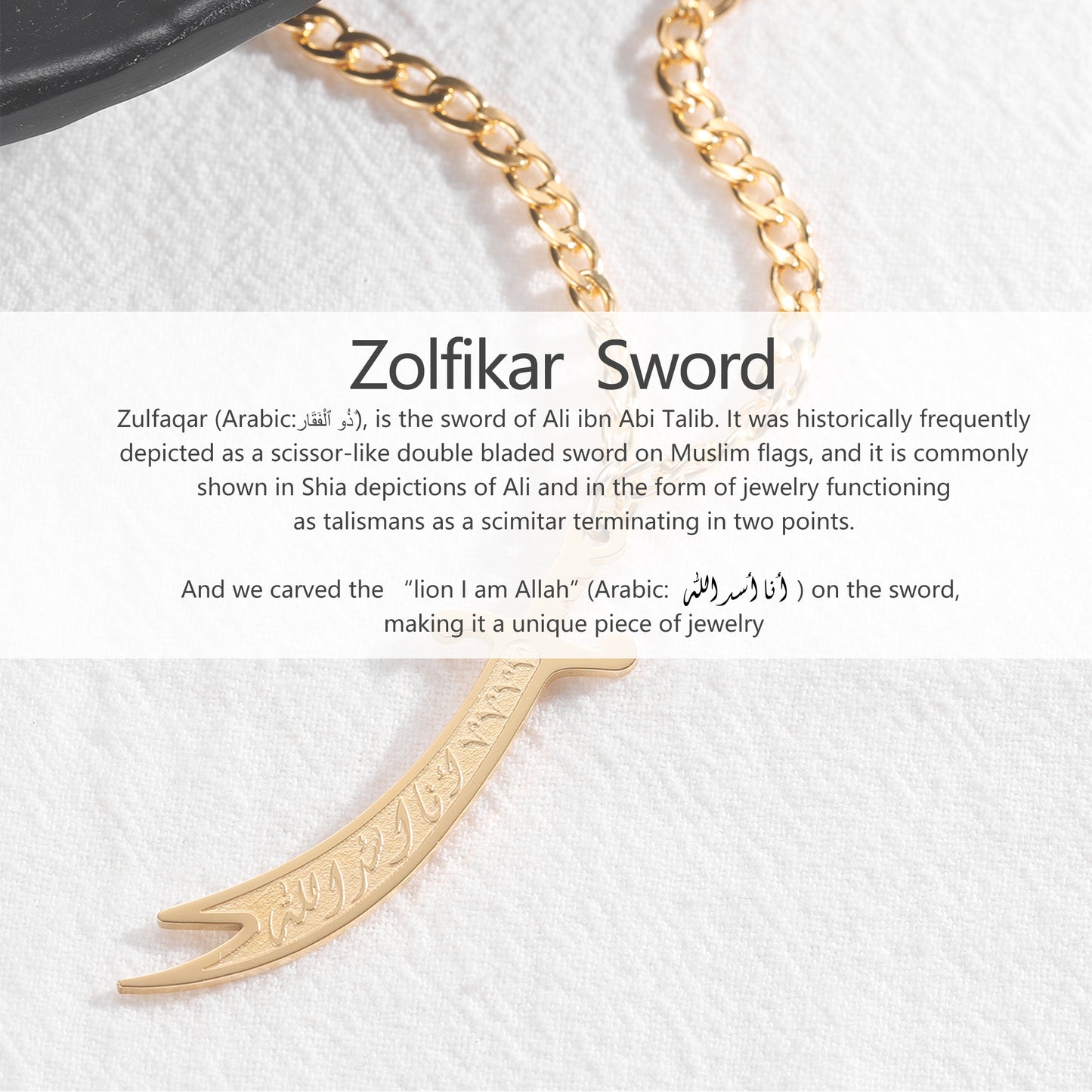 Arabic Scimitar Necklace SN294
