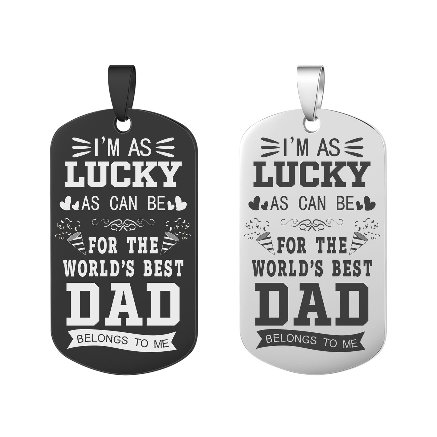 Porte-clés de l'armée de cadeaux de papa QPCK21518