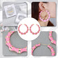 Colorful Bamboo Hoop Earring QE417