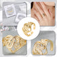 Flower Heart Adjustable Ring QR497
