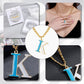 Blue And White Two-Tone Necklace QN599