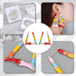 Colorful Trapezoid Bamboo Earrings QE416