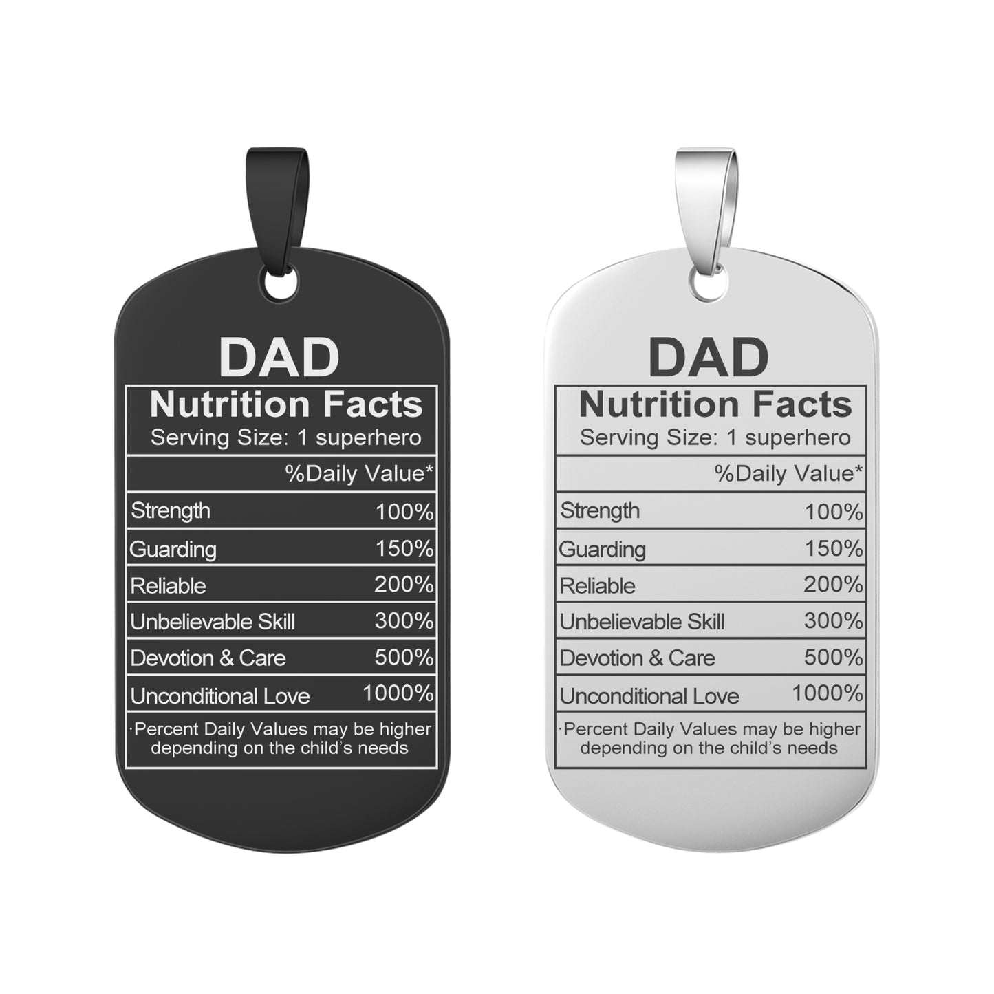 Porte-clés de l'armée de cadeaux de papa QPCK21518