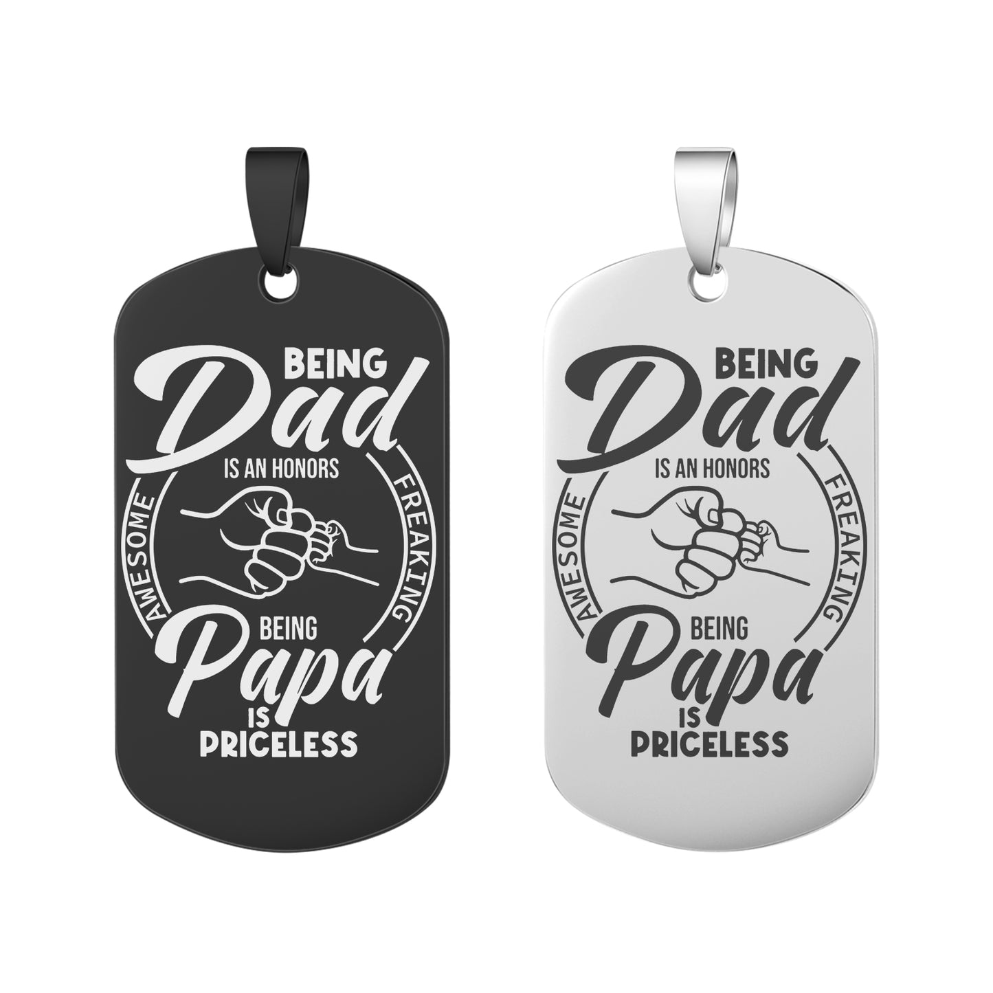 Porte-clés de l'armée de cadeaux de papa QPCK21518