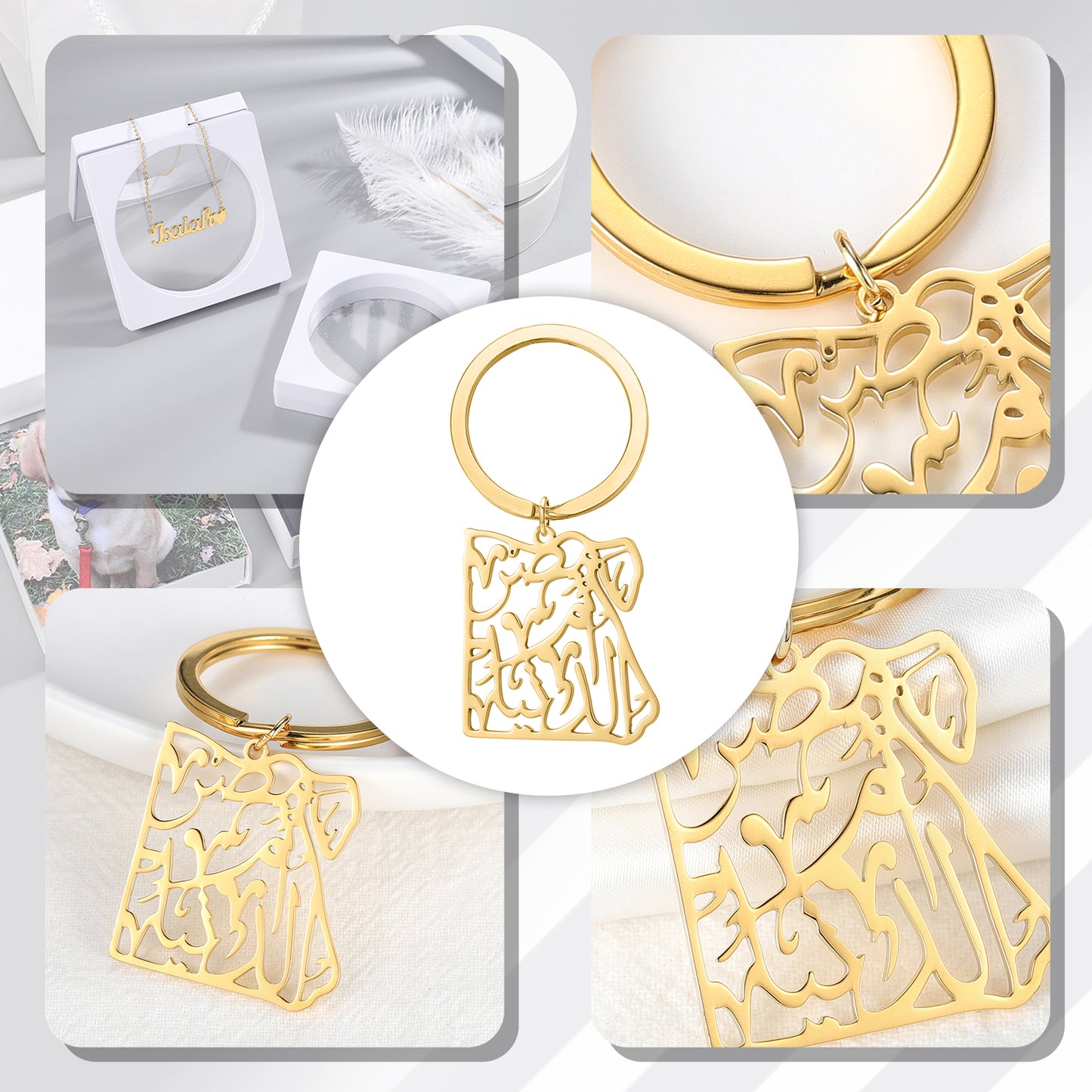Key Chain Arabic Syria Map SK264-5
