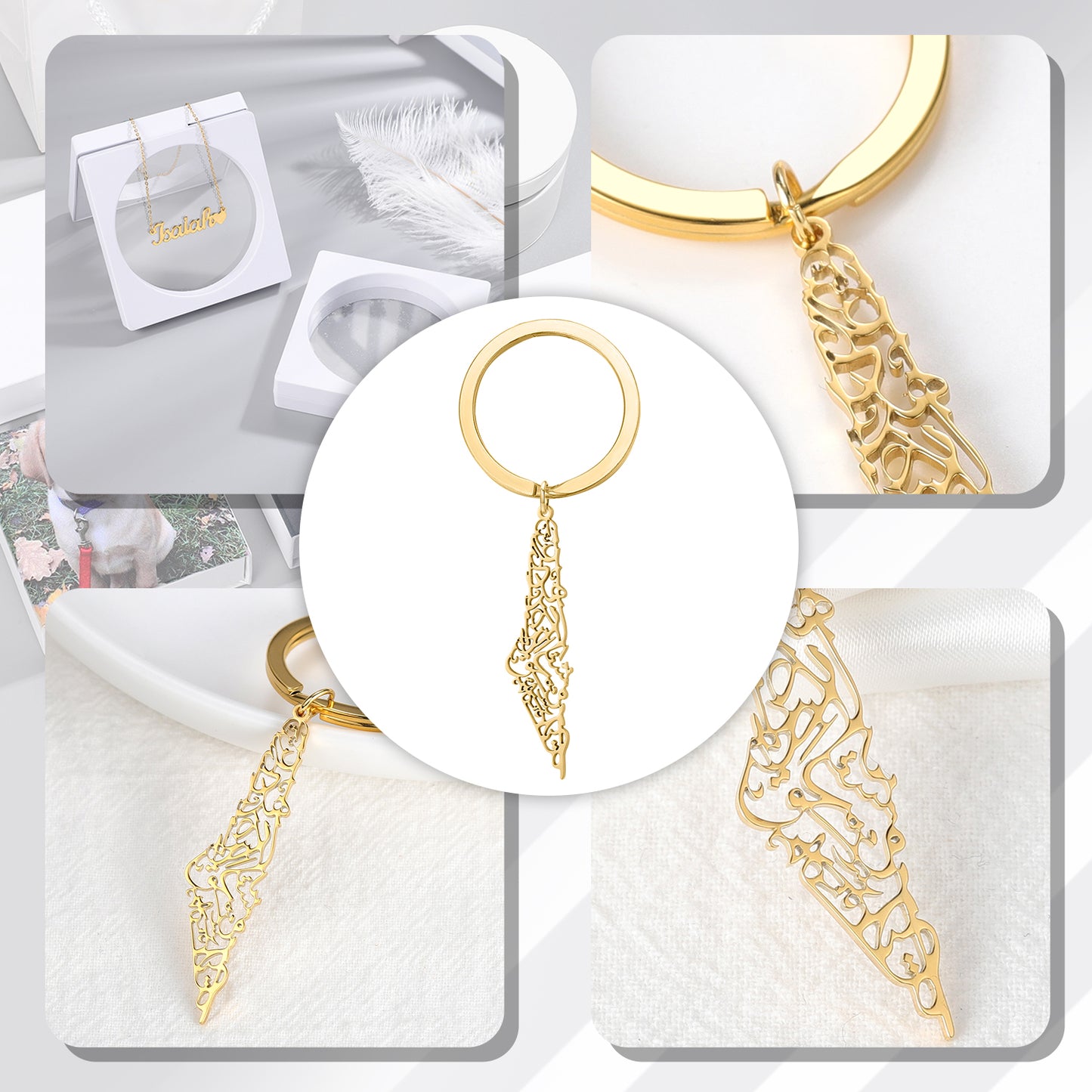 Custom Map Key Chain SK264-3