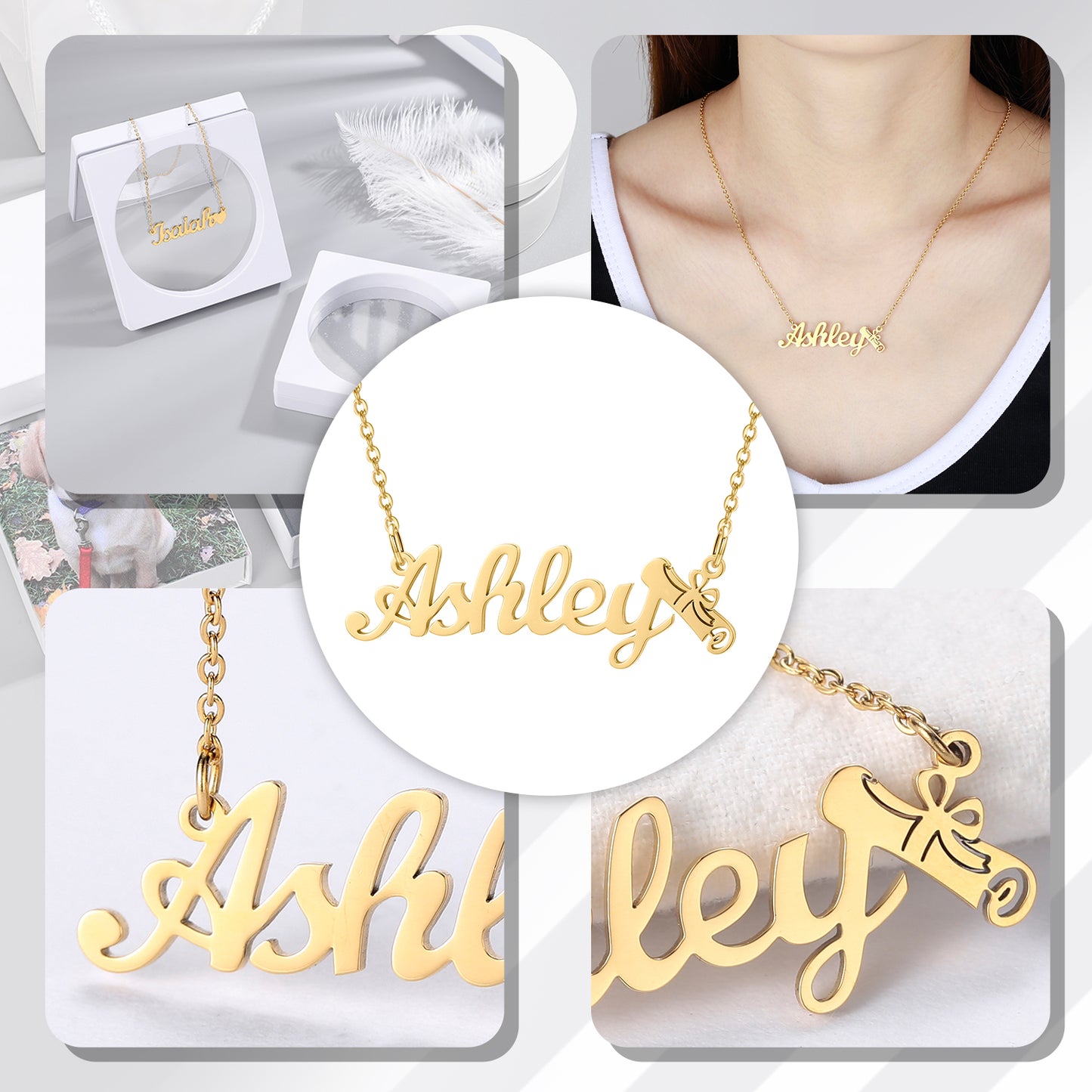 Name Necklace WIth Graduation Gift QN313