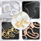 Custom Birthstone Letter Necklaces   QN222
