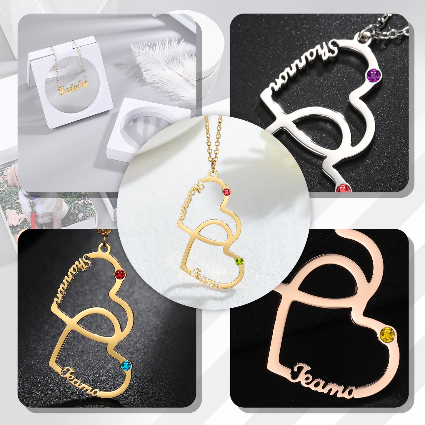 Heart Name Necklace QN236