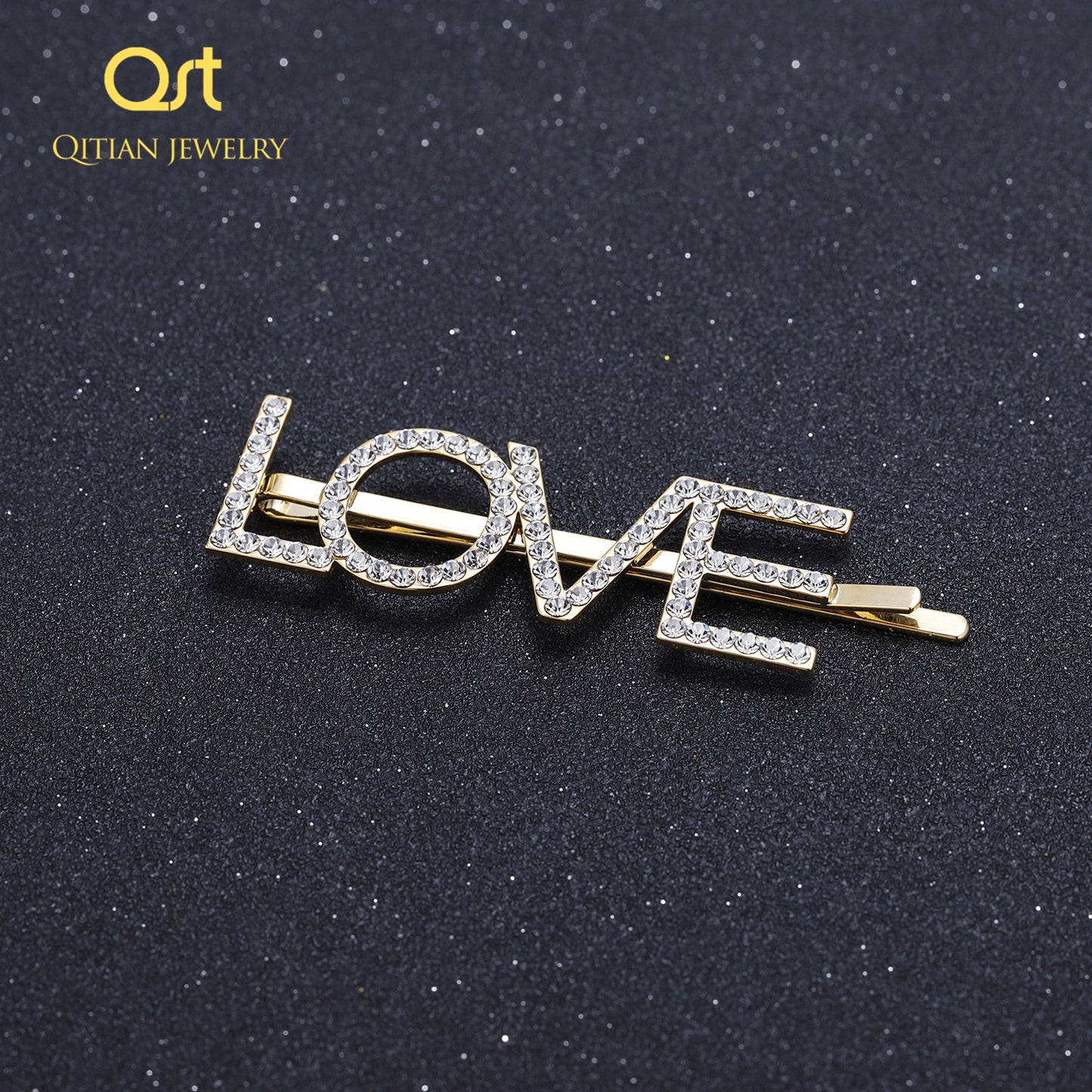 Custom Hair Clip Brooches Rhinestones Accessories