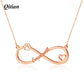 Infinite Name Layer Necklace For Women