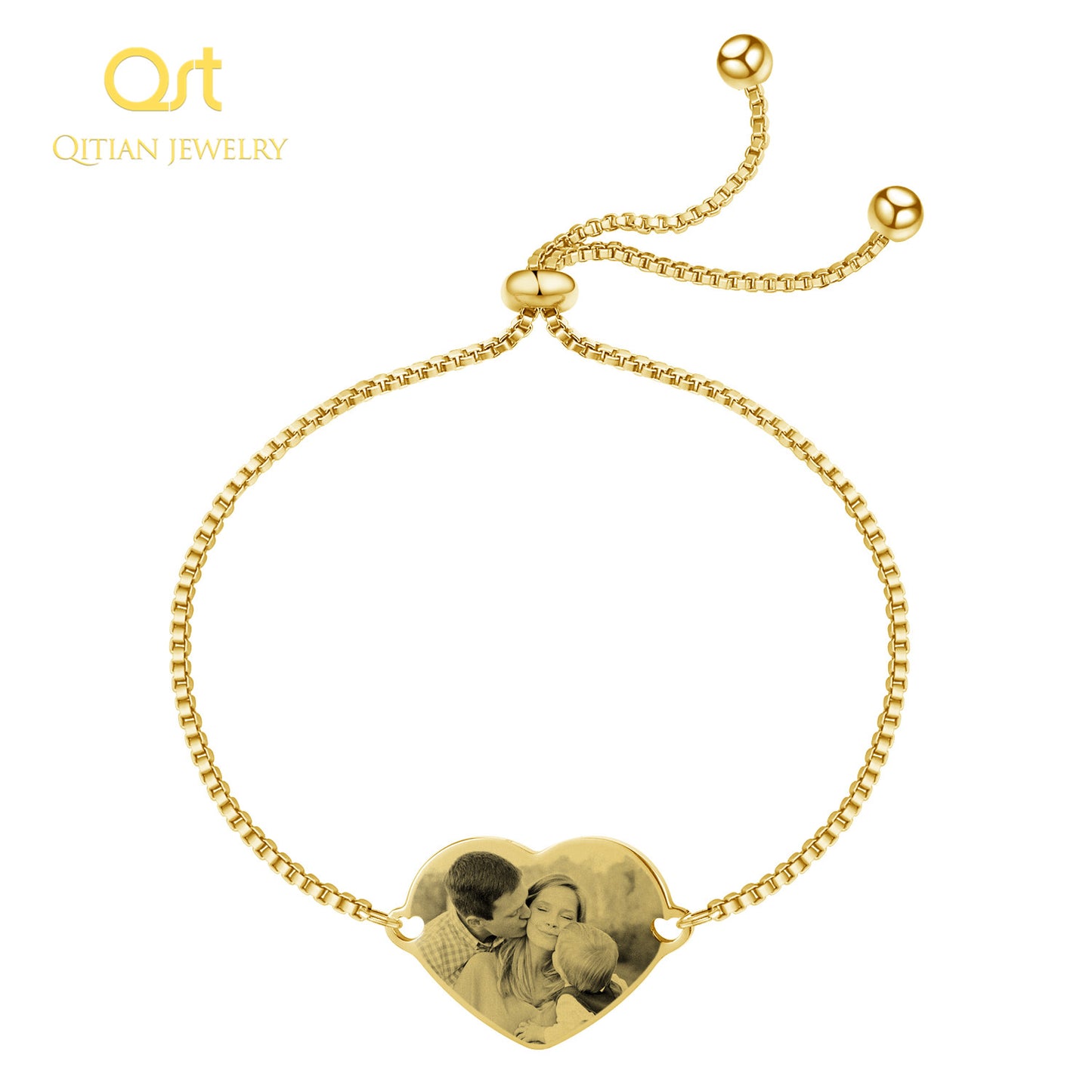 Engrave Name Picture Bracelet