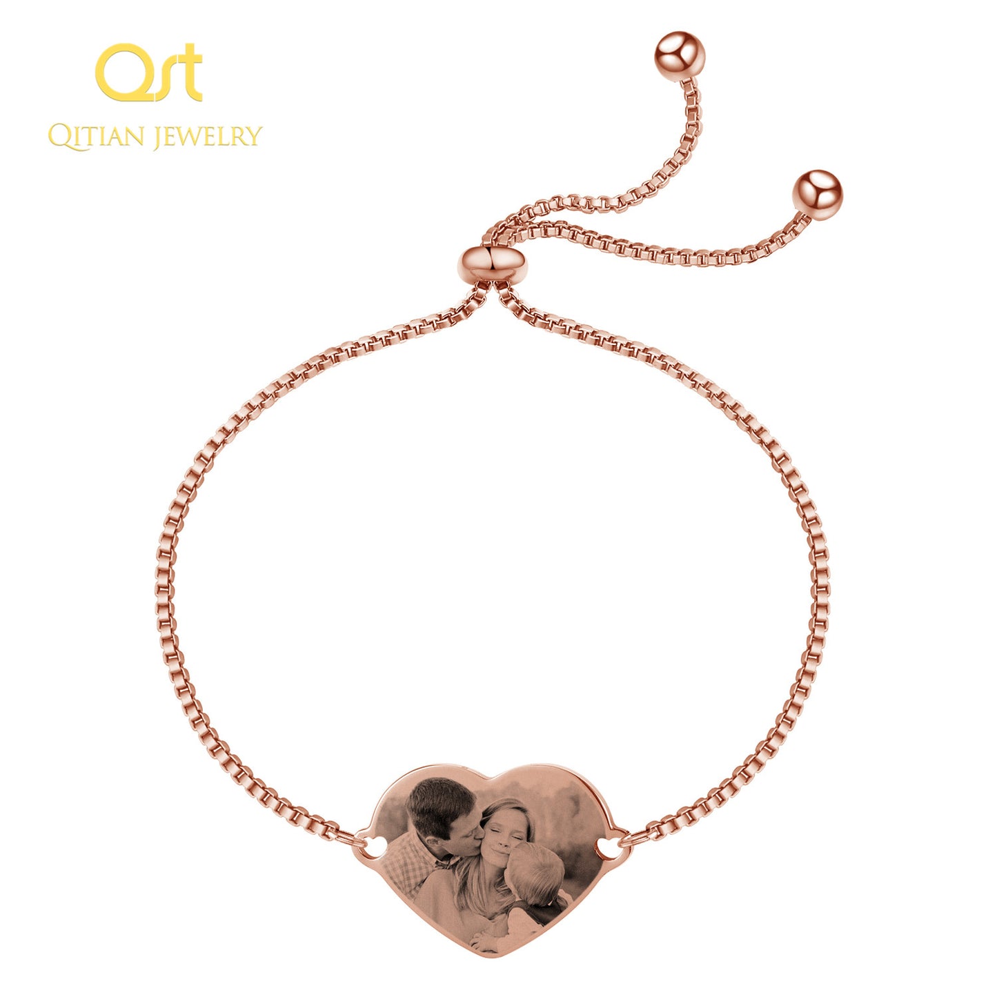 Engrave Name Picture Bracelet
