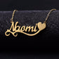 Name Necklace With Heart Symbol