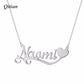 Name Necklace With Heart Symbol