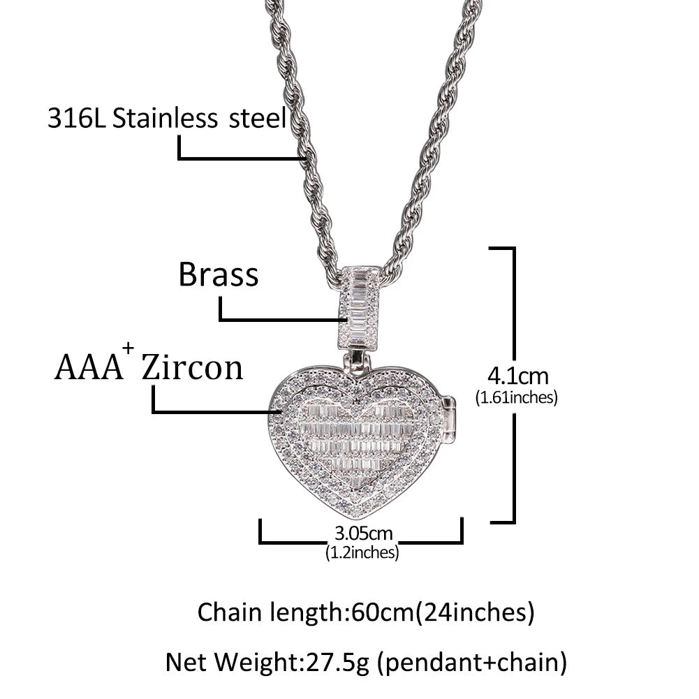 Heart Photo Necklace QN201020