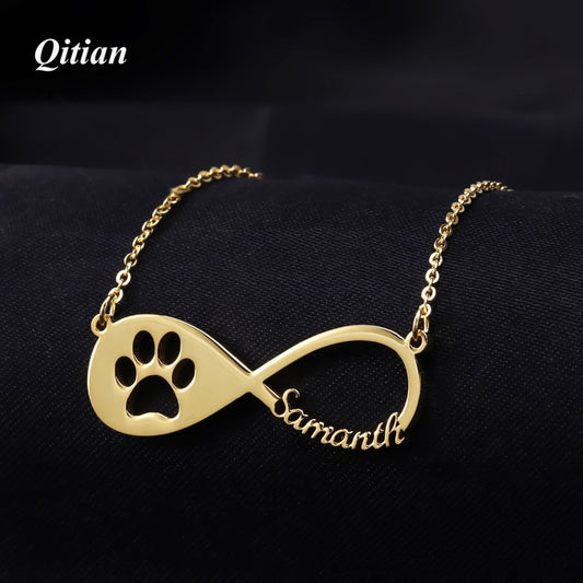 Collier Infini Patte Mignonne