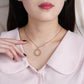 Circle Necklace For Women QN683