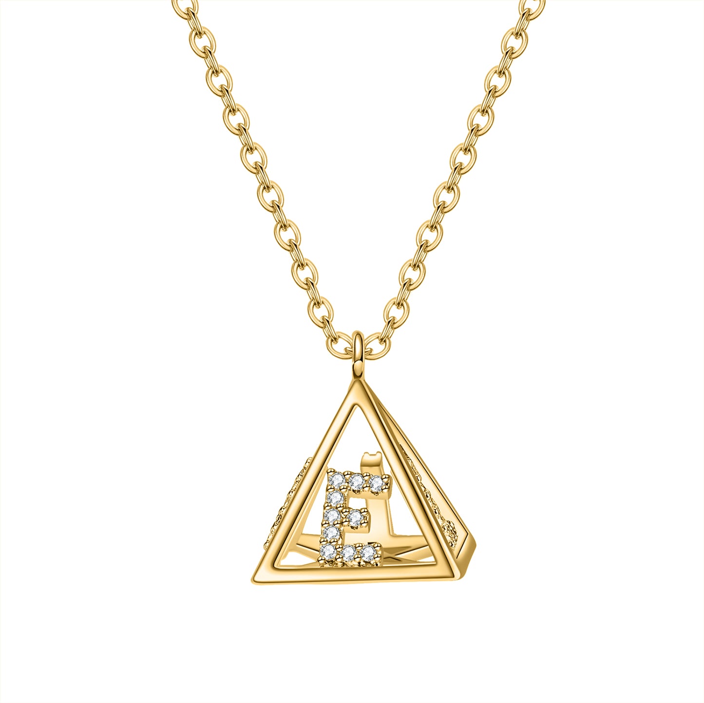 Egyptian Pyramid letter Pendant QN517
