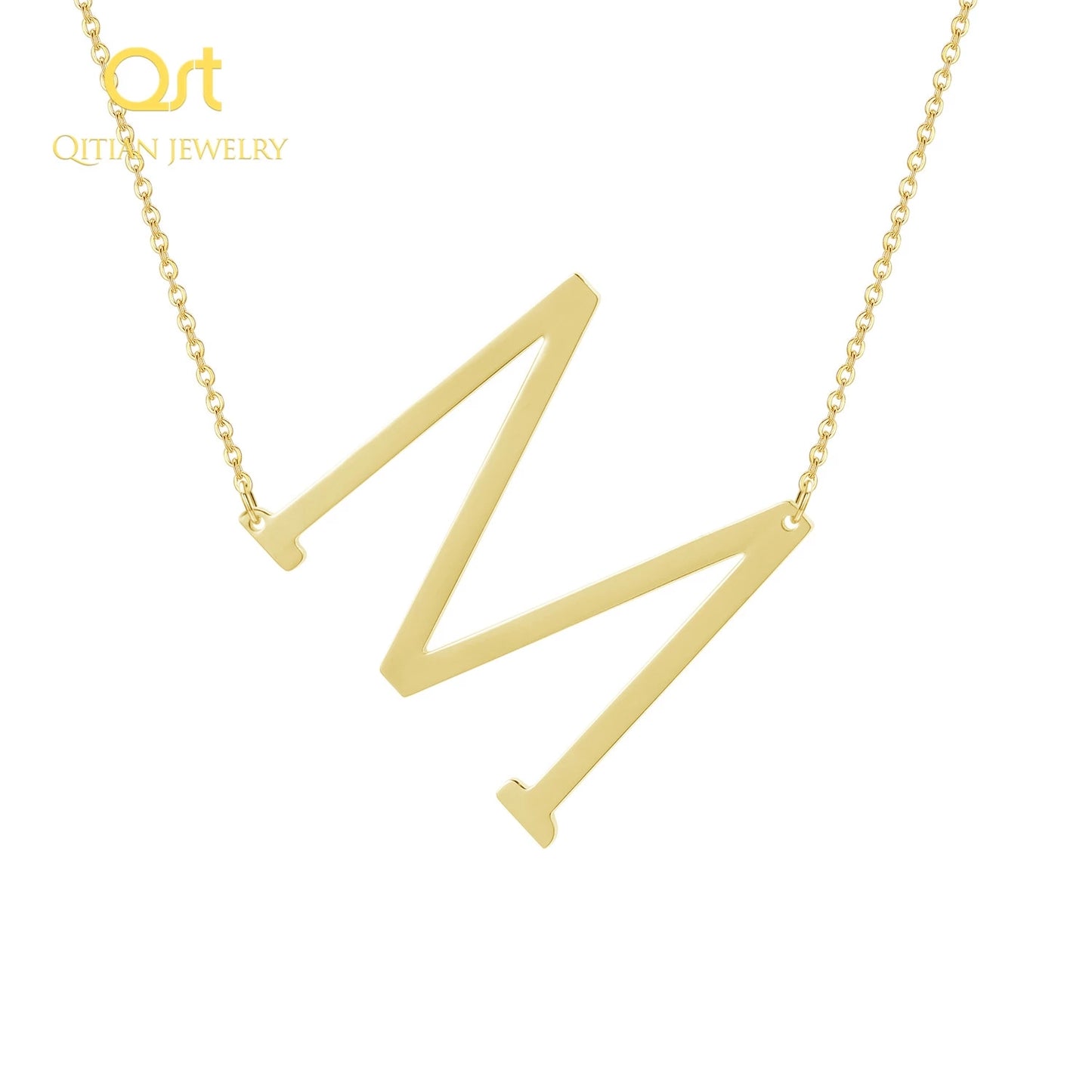 26 Letter Gold Necklaces  QN724