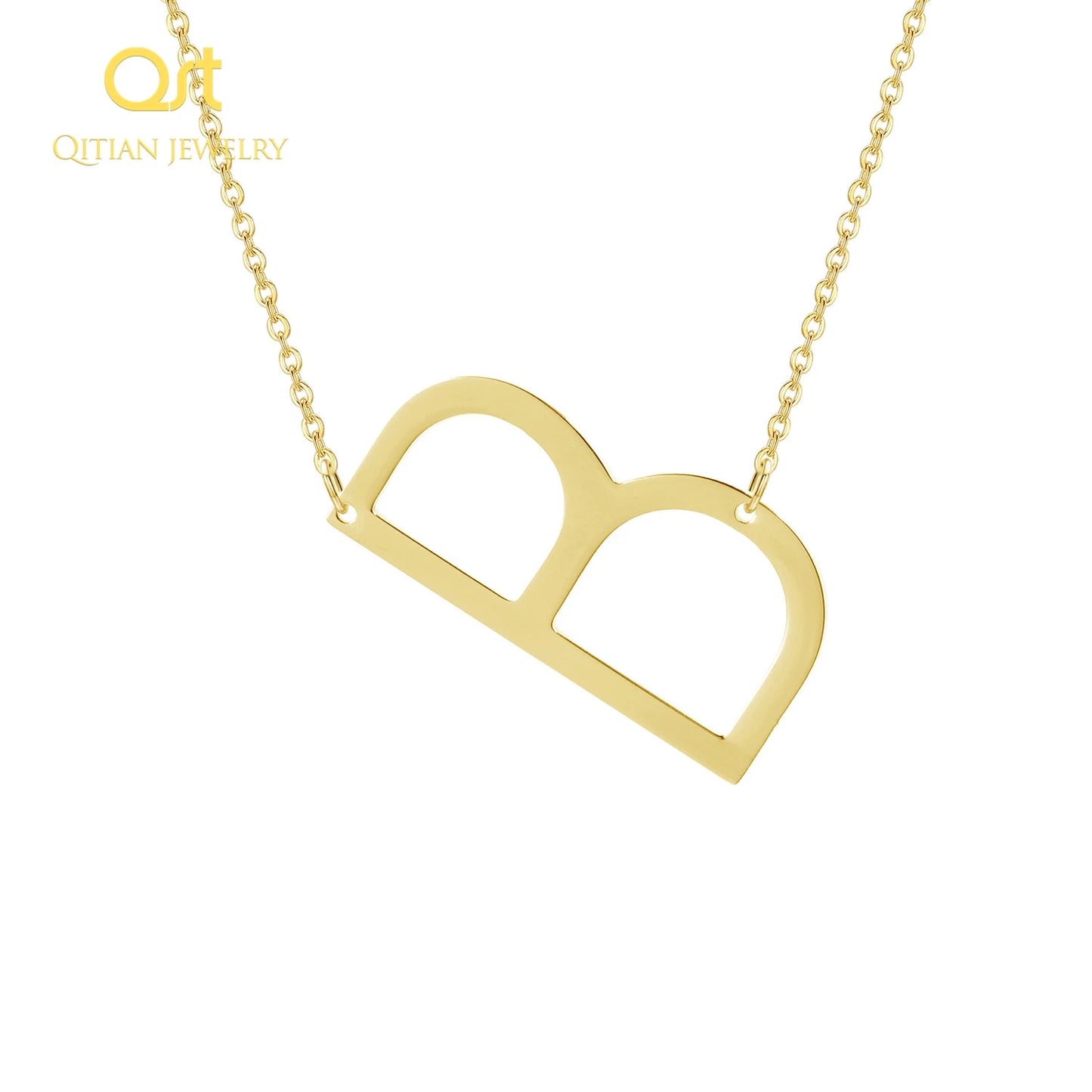 26 Letter Gold Necklaces  QN724
