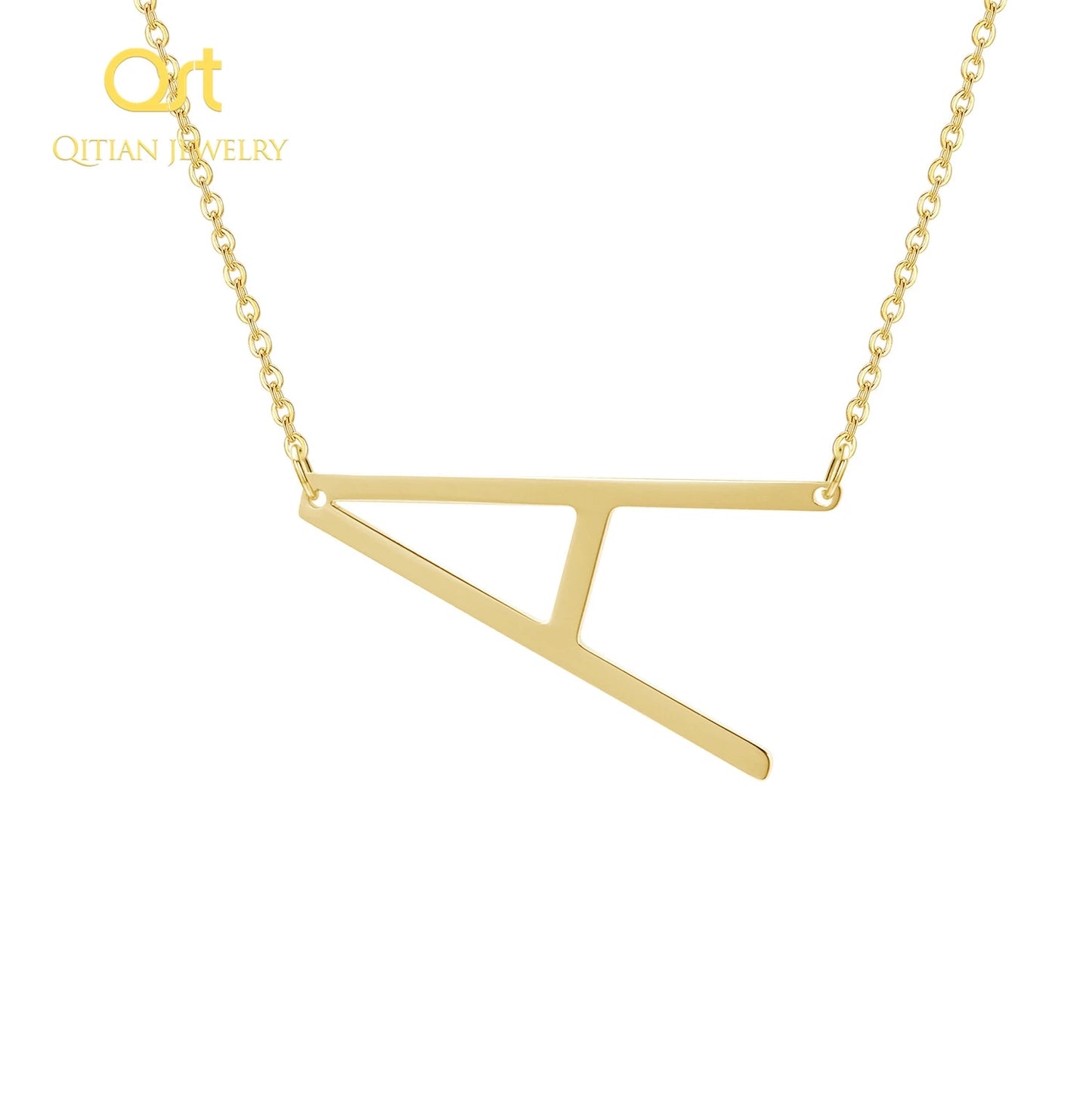 26 Letter Gold Necklaces  QN724