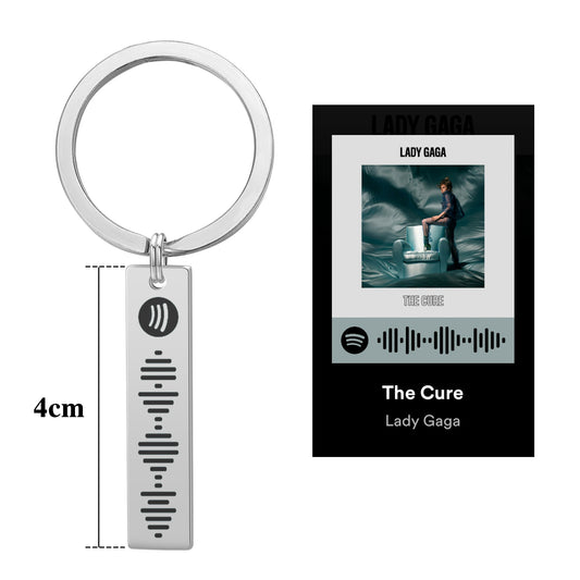Music Spotify Scan Code Keychain  DK147