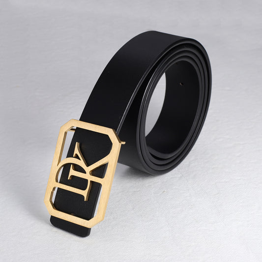 2 Letters Square Belt Buckle