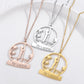 Round Summer Name Necklace DN319