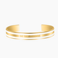 Enamel White Bangle With Your Text QB756