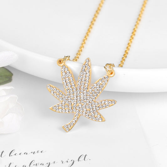 Maple Leaf Personalized  Necklace QN201050