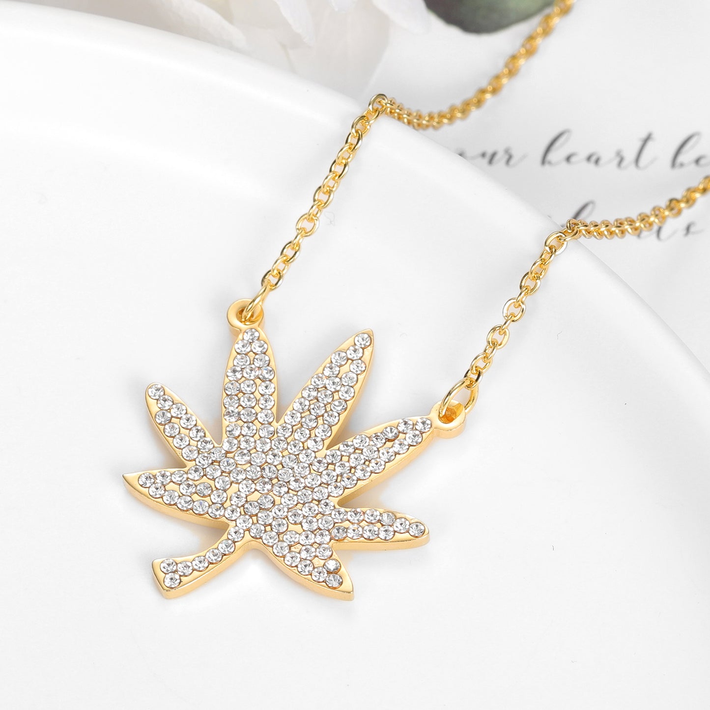 Maple Leaf Personalized  Necklace QN201050
