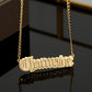 Old English Magnetic Name Necklace QN820