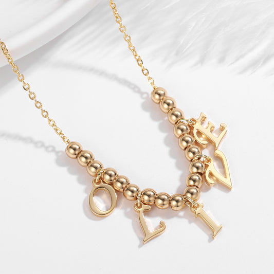 Personalized Initial A-Z Letter Name Necklace SN161