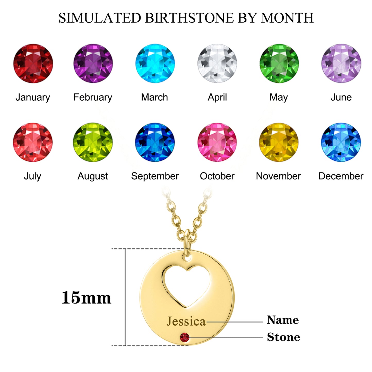 Collier Prénom Pierre de Naissance DN186-DZ 