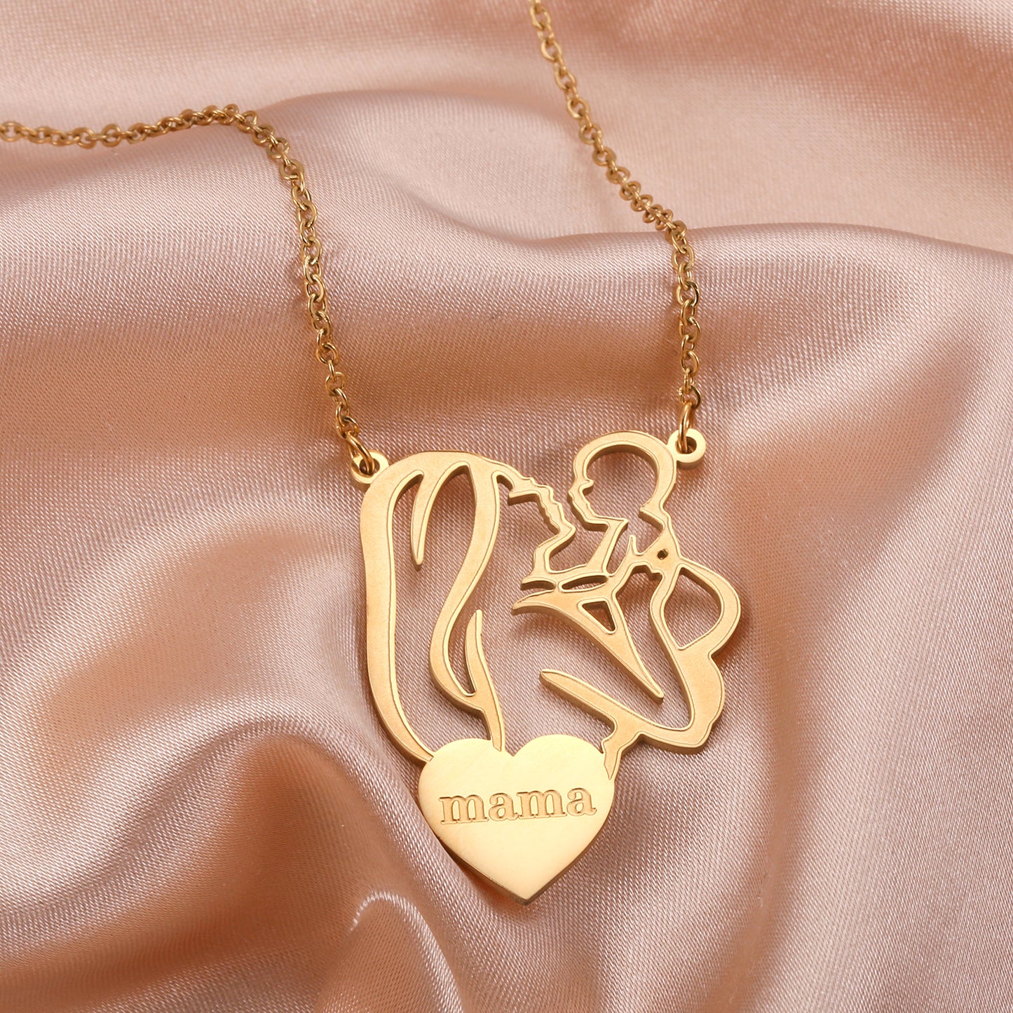 Mom and Baby Necklace QN616