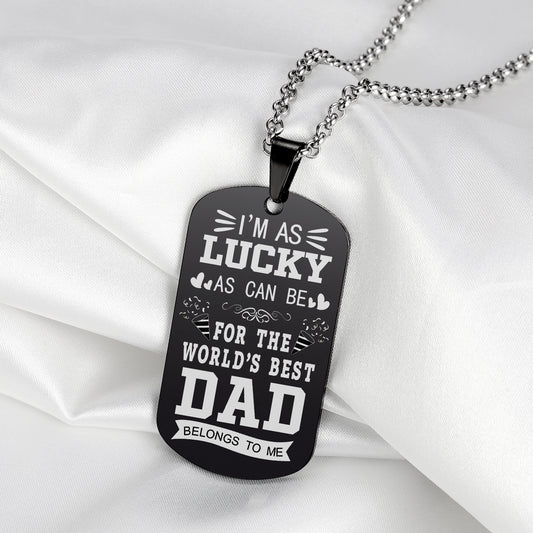 Engraved Necklace For Men HS007