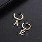 Custom A-Z Name Iced Out Initial Earring QE270