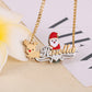 Christmas Santa Claus Name Necklace QN999