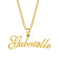 Custom Name Necklace Box Chain QN269