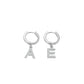Custom A-Z Name Iced Out Initial Earring QE270
