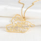 Map Necklace Calligraphy Arabic SN264-2