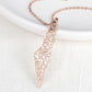 Map Necklace Calligraphy Arabic SN264-3