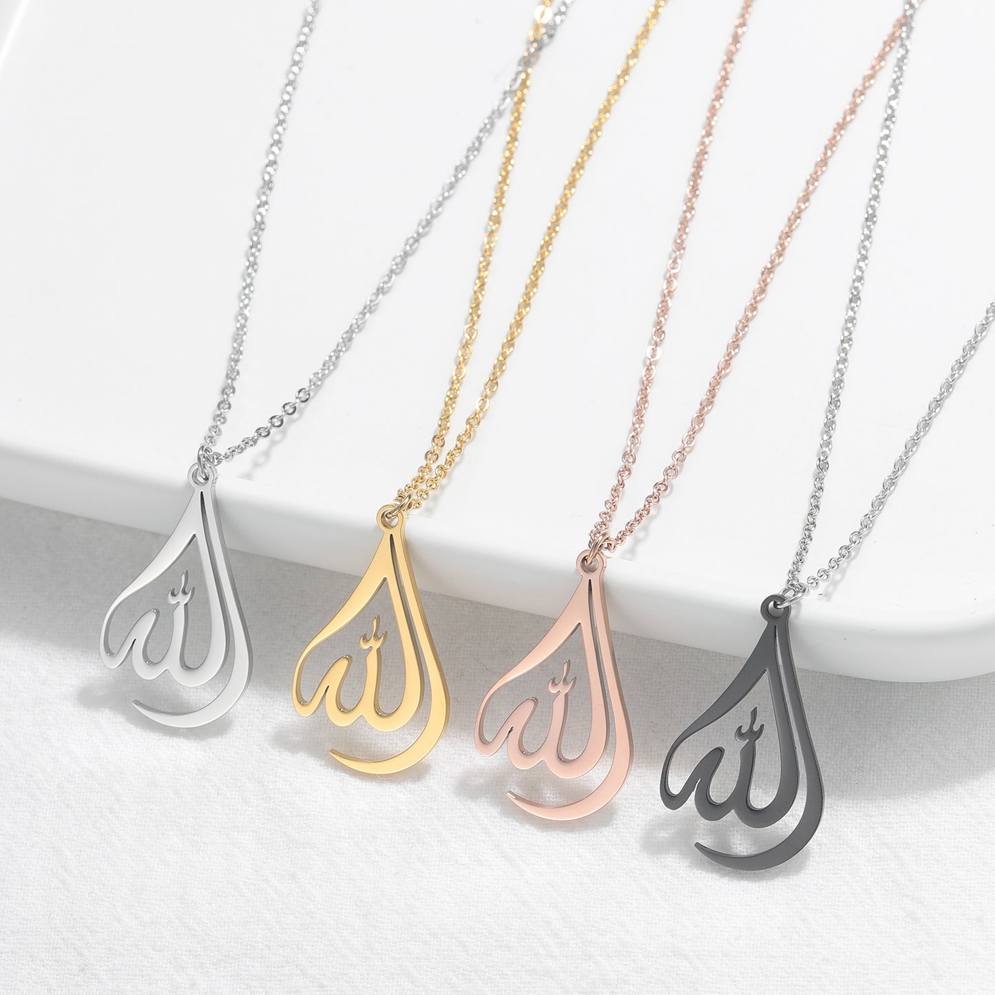 Arabic Allah Calligraphy Necklace QN265-1